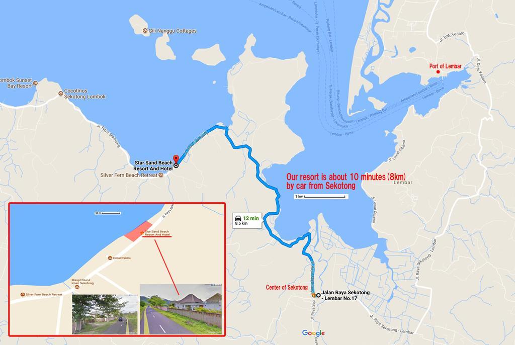 Star Sand Beach Resort Sekotong Ngoại thất bức ảnh